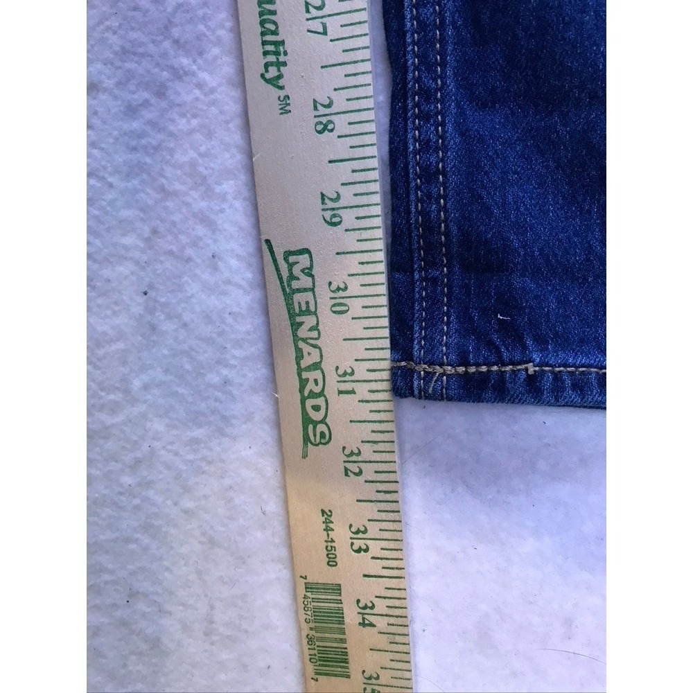 Old Navy Wow Boyfriend Jeans Women 14 Blue Excellent Mid-Rise Dark Wash Denim - Picture 10 of 10